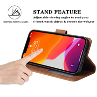 ZZXX skórzany portfel etui na telefony dla iPhone 13 12 Pro Max 11 Pro XS Max XR X SE2022 8/7//6/6S Plus odwróć Slot kart telefon skrzynki pokrywa 2
